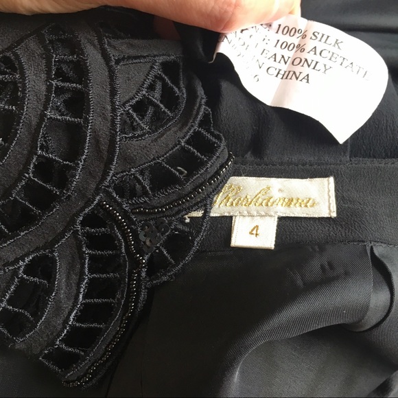 Shoshanna Butterfly Short Sleeve Silk Shift Dress - Picture 7 of 8